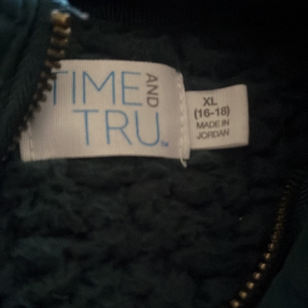 Time and Tru Dark Green Jacket